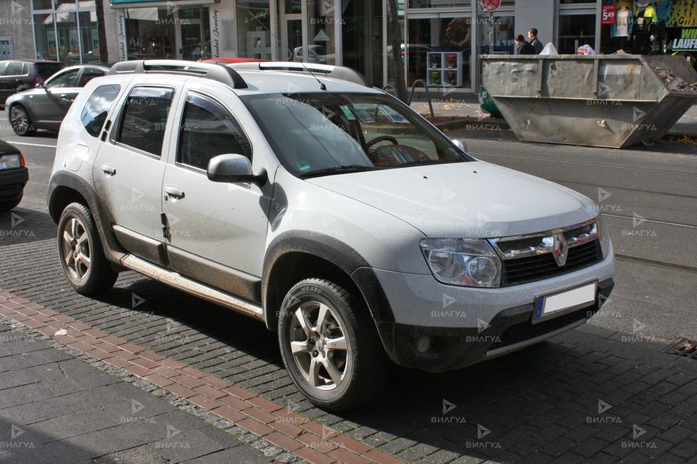 Установка защиты картера Renault Duster в Сургуте